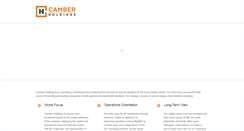 Desktop Screenshot of camberholdings.com